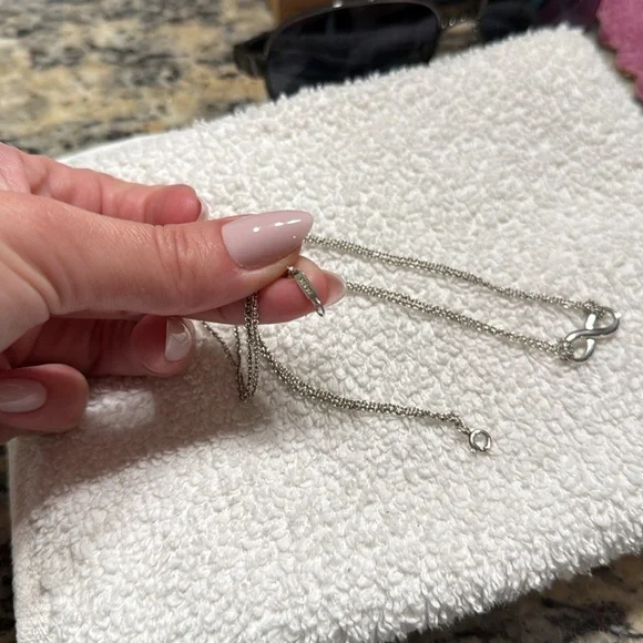 Tiffany & Co. Silver Infinity Necklace - Picture 4 of 6